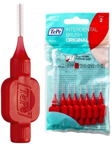 TePe medzizubné kefky 0,5 mm - veľkosť 2