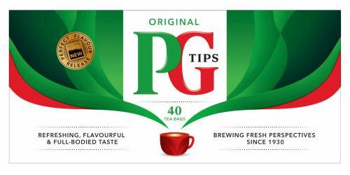 PG Tips Original ENGLISH instantný čierny čaj 40 sáčkov 116g UK