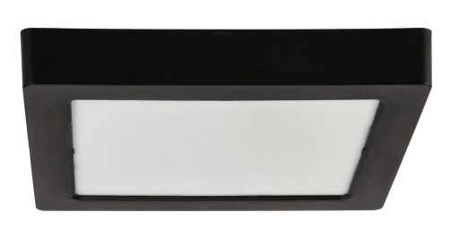 LED stropné svietidlo prisadené na povrch 18W 1980lm 4000K čierny štvorec