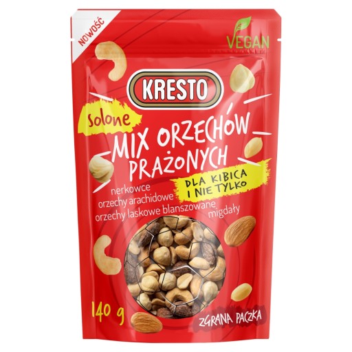 Kresto vegánska zmes pražených orechov 140g