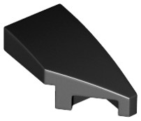 LEGO Wedge Bevel 2x1 Right Black 6181713 29119