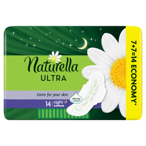 Naturella Ultra Night Camomile hygienické vložky x14