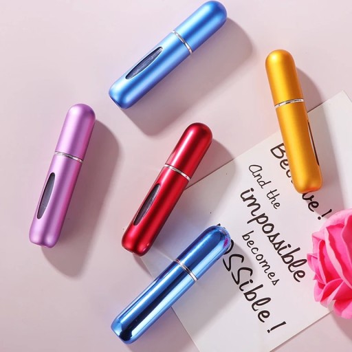 ATOMIZER PARFUME ATOMIZER Fľaštička s dávkovačom parfumov 5 ml zlatá