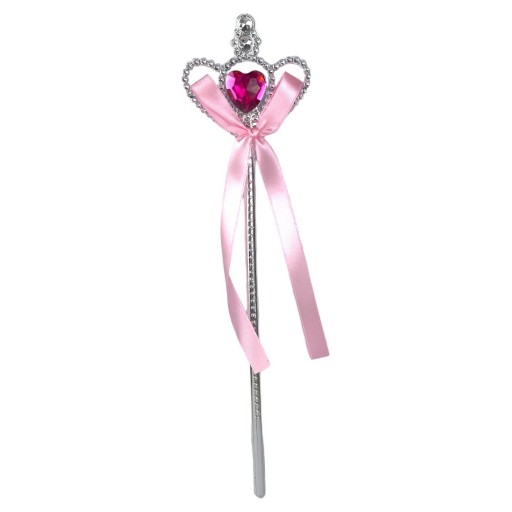 Magic WAND strieborná Ružová AURORA Princess outfit doplnky Sceptre