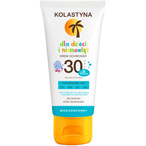 KOLASTYNA OCHRANNÝ KRÉM NA TVÁR PRE DETI A BOJČATÁ SPF 30 od 6 mesiacov