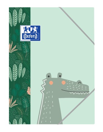 Oxford Kids Folder s elastickým pásom A4 CROCODILE