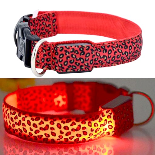 SVIETIACI LED GOLIER PRE PSA MAČKU Leopard S M L