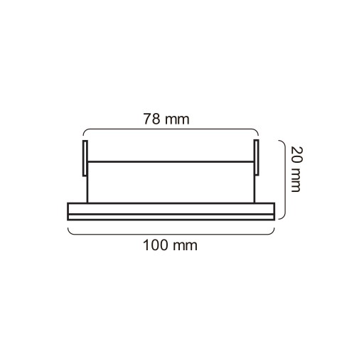 GX53 LED okrúhle halogénové stropné svietidlo, BIELE