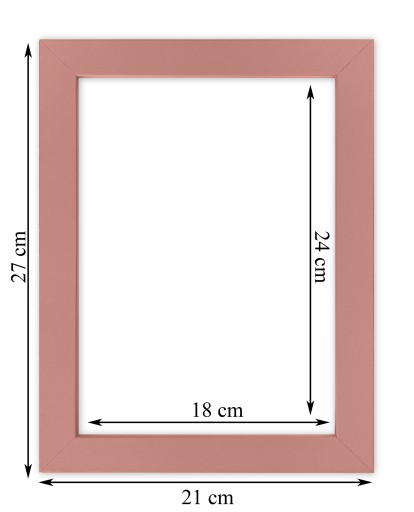 Diplomový fotorámik 18x24 Italia Powder Pink