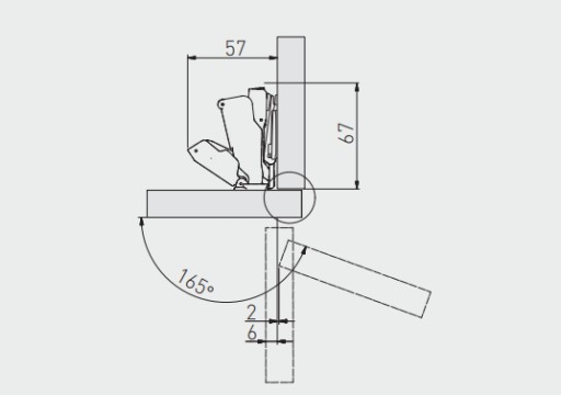 HYDRAULICKÝ PÁN S POMALŠÍM TICHÝM ZAVÍRANÍM ROHOVÁ SKRIŇA GTV 165 ST 3D