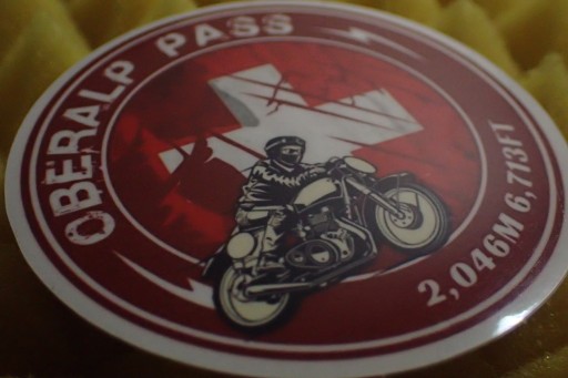 NÁLEPKA GROSSGLOCKNER OBERALP PASS 6,6 x 6,6 cm