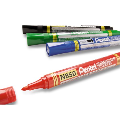 Permanentný popisovač PENTEL N850 MODRÝ okrúhly