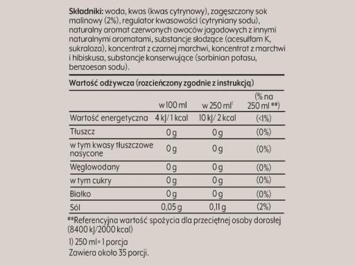 SODASTREAM RED BERRIES KONCENTRÁT LESNÉHO OVOCIA NULOVÝ SIRUP 9L NÁPOJ SO 440ML