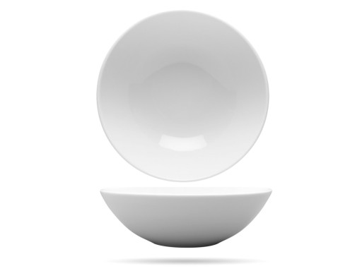 Hlboký tanier 18 cm biely porcelán Boss LUBIANA