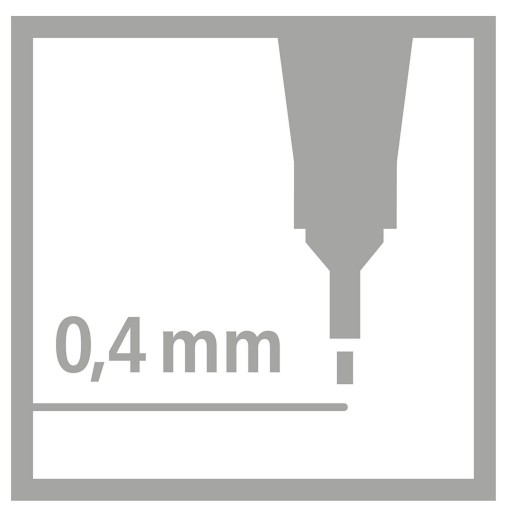Stabilo point oranžová jemná linka 88