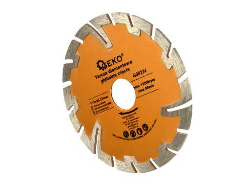 kotúč priemer 115 mm, hlboký rez, GEKO G00224