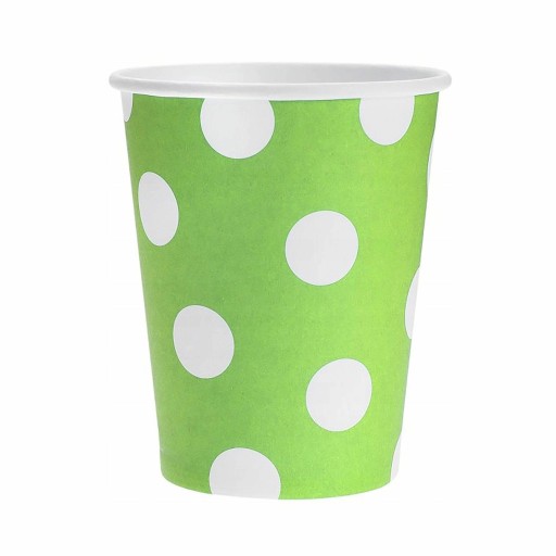 PISTÁCIOVÉ BIELY BAZÉNOVÉ PAPÍROVÉ POHÁRKY 270ml 6ks GODAN