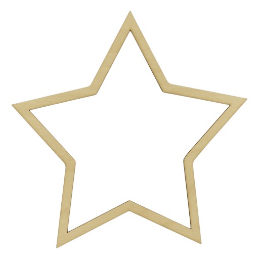 Star Ring Base Lapač snov Macrame 25 cm 1 ks