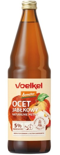 VOELKEL JABLČNÝ OCOT BIO Demeter NEPASTERIZOVANÝ EKO