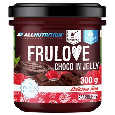 Čokoládovo-malinový džem Allnutrition Frulove Choco In Jelly Raspberry 300 g
