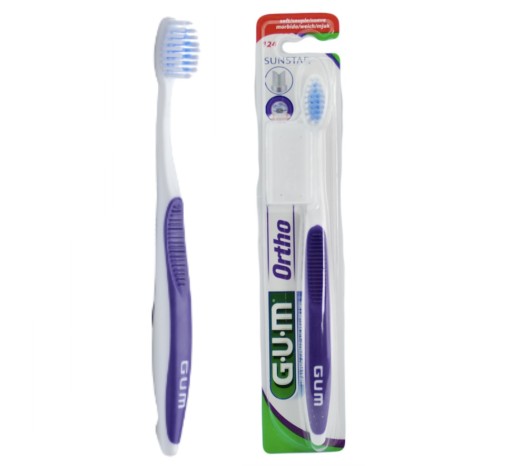 GUM BUTLER 124 Ortodontická zubná kefka
