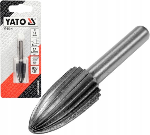 YATO FRÉZA PILNÍK KOVOVÝ 13mm KUŽEĽ