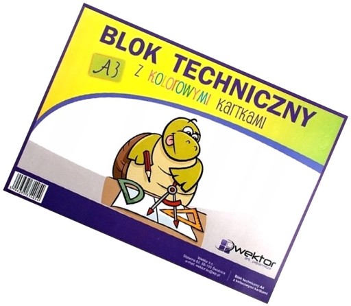FAREBNÝ TECHNICKÝ BLOK A3 VEKTOR