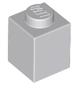 LEGO 3005 BRICK 1x1 svetlosivá LBG NOVINKA (1g)