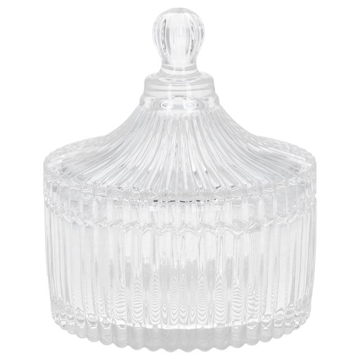 SUGAR BOWL veľká nádoba na cukor 200 ml, elegantné sklo, ideálne na stôl