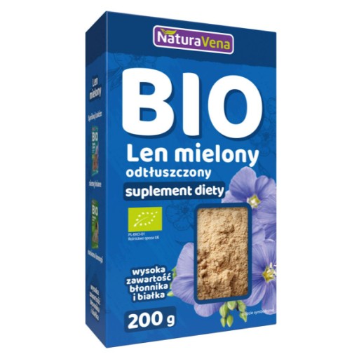 BIO ľan mletý odtučnený 200g