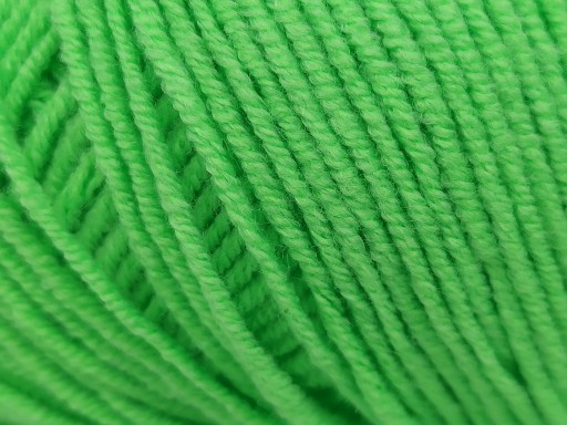 YARNART JEANS 60 neónovo zelená priadza