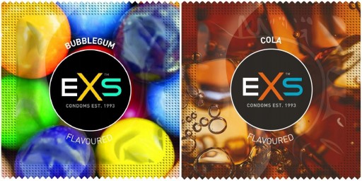 Ochutená žuvačka + Cola EXS Set 4 ks