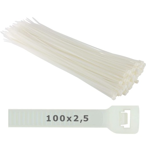 Sťahovací páska 100x2,5 sťahovacia páska 100mm biela