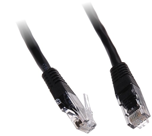 PATCHCORD RJ45/6/1,5-ČIERNA 1,5 m