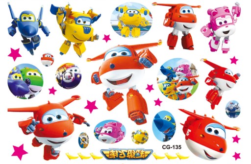 Umývateľné tetovanie pre deti SUPER WINGS CG135
