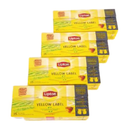 LIPTON Yellow Label Čierny čaj 25 vrecúšok