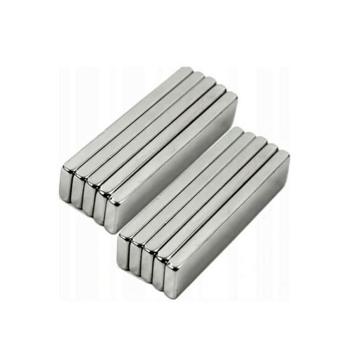 Silný plochý neodýmový magnet 15x5x2 mm 10 kusov
