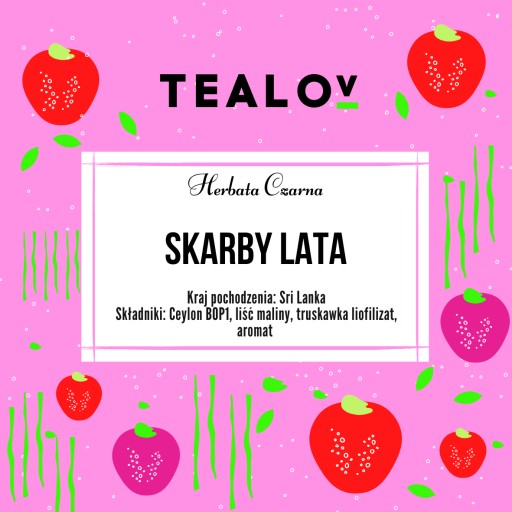 TEALOV čierny čaj POKLADY LETA 50g