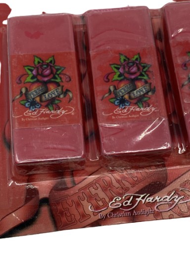 ED HARDY Designer ERASERS 3 KS