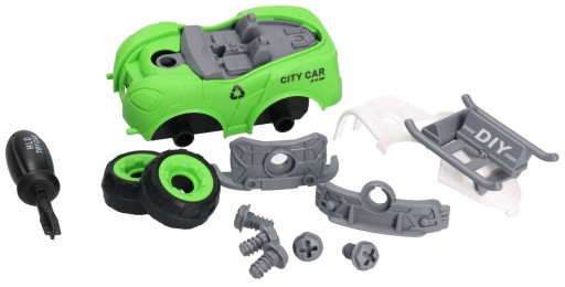 Otáčacie auto LITTLE DIY 4 dizajny! 7294