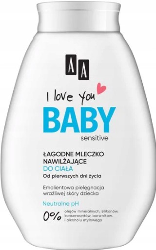 Jemné hydratačné mlieko pre bábätko AA OD PRVÝCH DNÍ ŽIVOTA