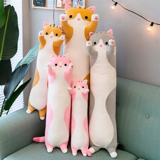 DLHÝ VANKÚŠ PRE MAČKU Maskot 50 CM XL PLYŠ