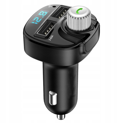 BLUETOOTH FM VYSIELAČ MP3 NABÍJAČKA 2xUSB ČÍTAČKA KARIET MICRO SD