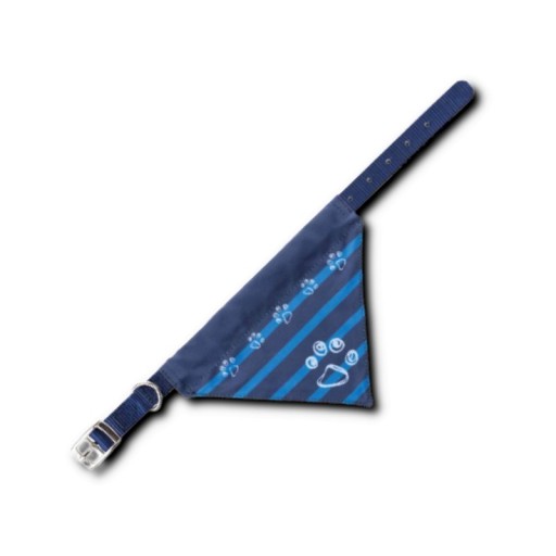 Nylonový golier so šatkou, XS–S: 25–31 cm/15 mm, indigo