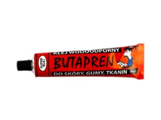 Butaprénové lepidlo 40 ml kožené gumené topánky