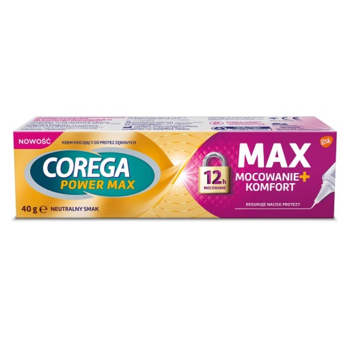 COREGA KRÉM 40G MAX FIXACIA + KOMFORT