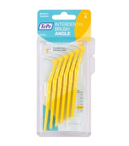 TePe Angle 0,7 mm Medzizubné kefky 6 ks.