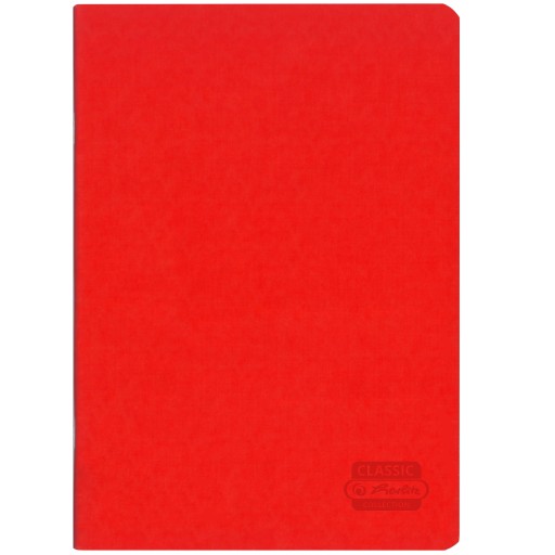 Školský zošit Herlitz A5, kockovaný, 60k, červený