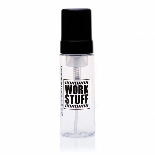 WORK STUFF Foam Bottle PET fľaša so 150 ml dávkovačom peny a atomizérom