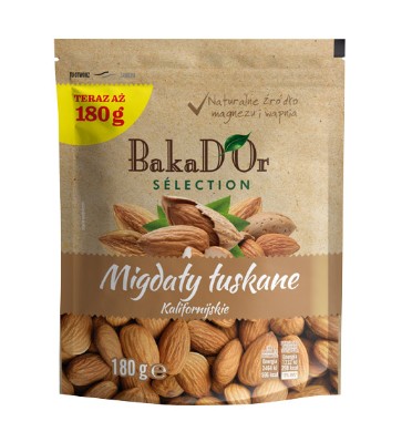 Celé lúpané mandle BakaD'Or 180 g